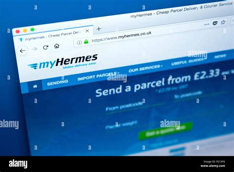 Hermes parcels UK official site